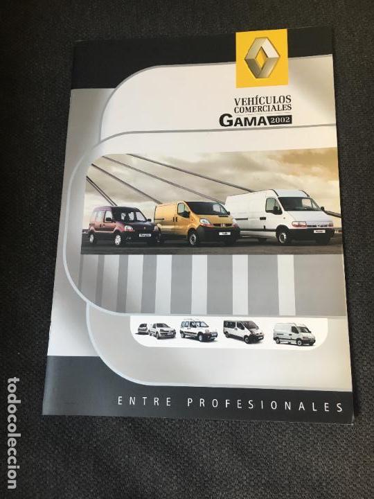 Carros e motociclos: Folleto catalogo publicidad original renault gama 2002 veh&iacute;culos comerciales