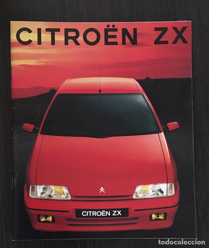 Coches y Motocicletas: Folleto catalogo publicidad original citroen zx de 1991