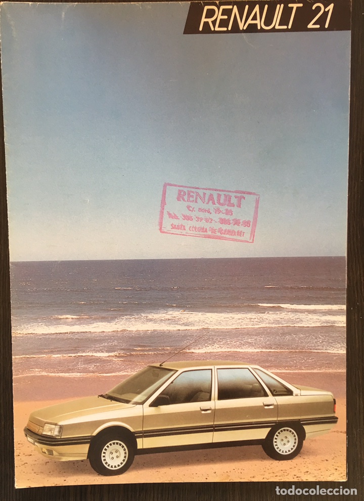 Carros e motociclos: Folleto catalogo publicidad original renault 21 de 1986