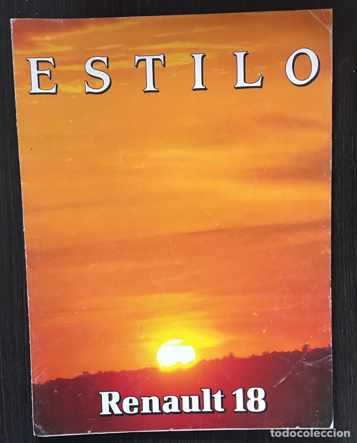 Carros e motociclos: Folleto catalogo publicidad original renault 18 estilo de 1984