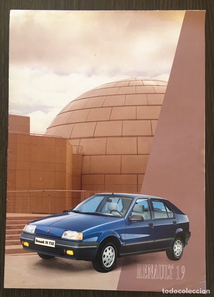 Carros e motociclos: Catalogo folleto publicidad original renault 19 de 1988