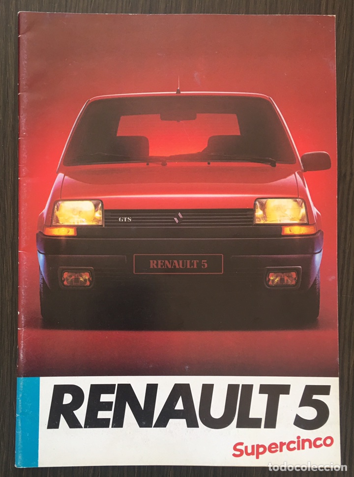 Carros e motociclos: Catalogo folleto publicidad original renault 5 de 1985