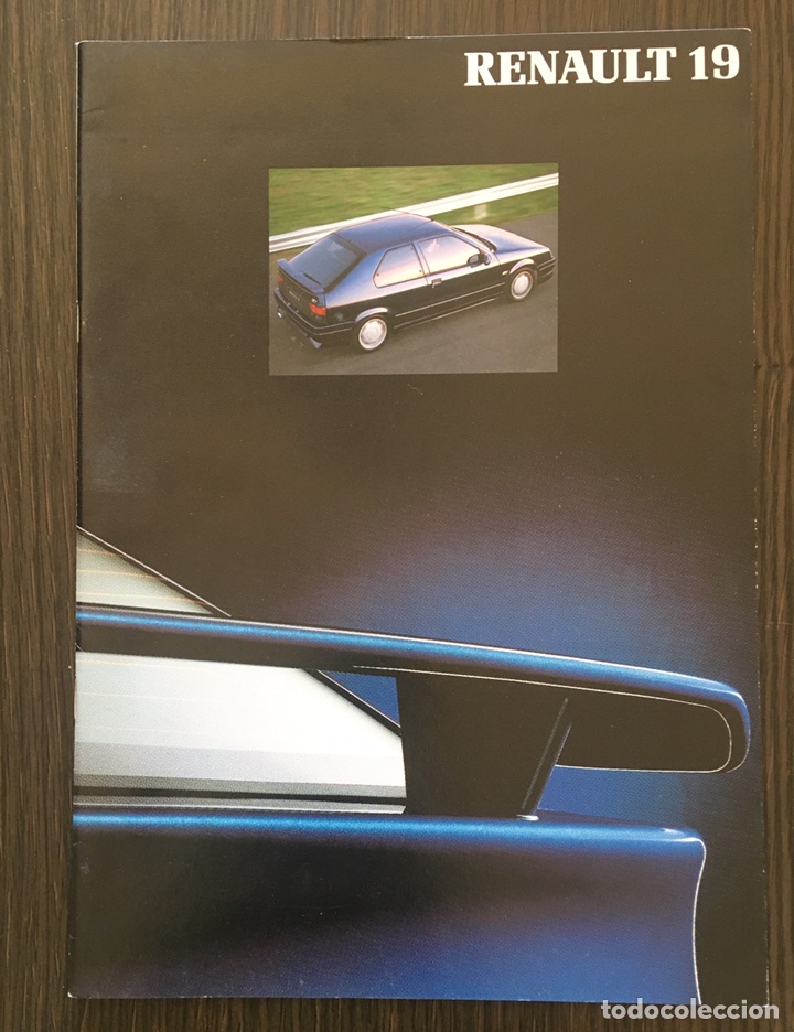 Carros e motociclos: Catalogo folleto publicidad original renault 19 de 1990