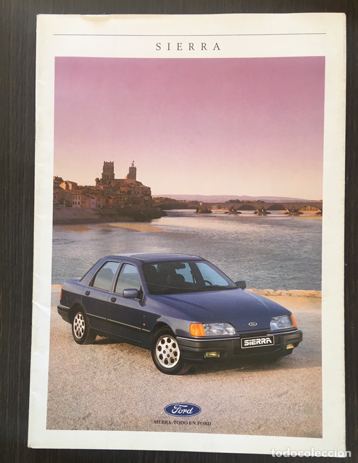 Coches y motocicletas: Catalogo folleto publicidad original Ford sierra de 1988