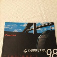 Coches y Motocicletas: CATÁLOGO HONDA 1998. Lote 92819105