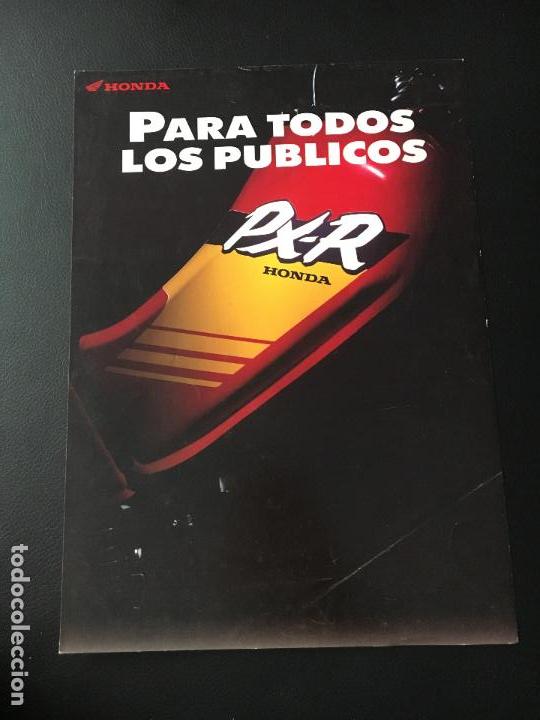 Coches y Motocicletas: Folleto catalogo publicidad original honda px-r