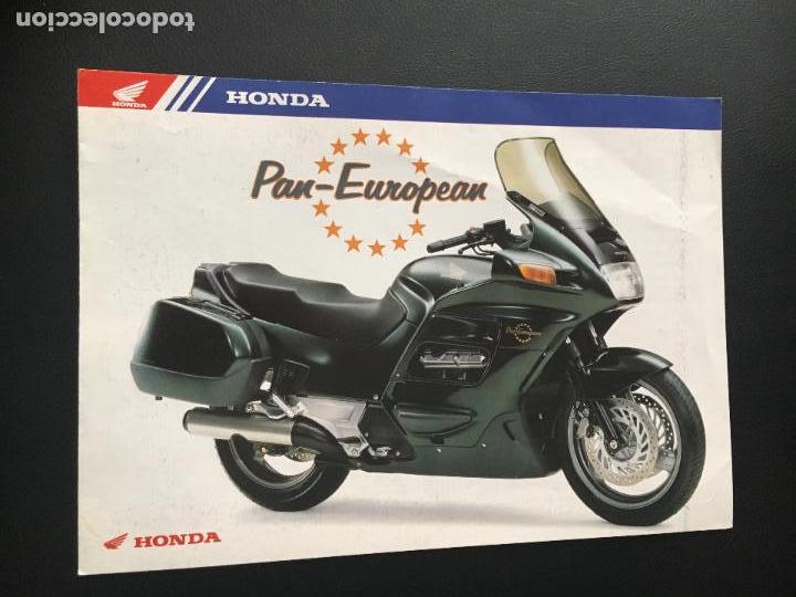 Coches y Motocicletas: Folleto catalogo publicidad original honda pan-european
