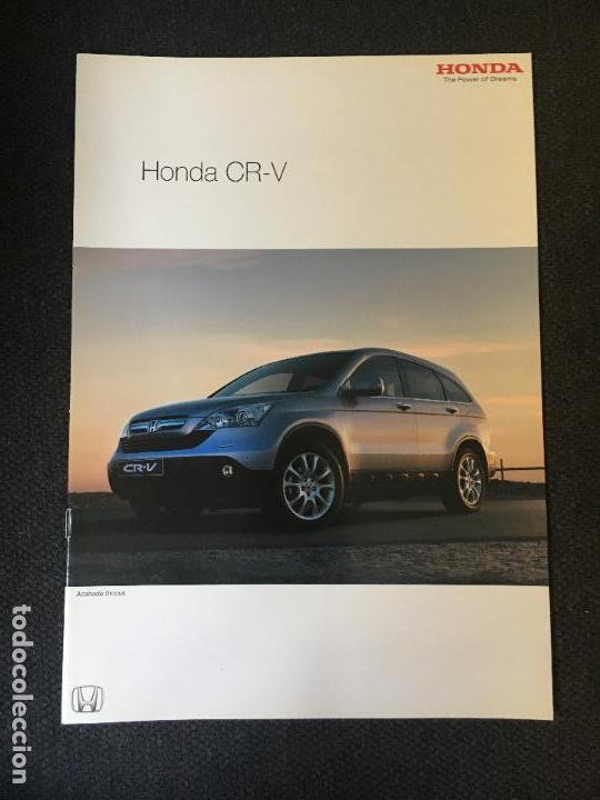 Coches y Motocicletas: Folleto catalogo publicidad original honda cr-v de 2007