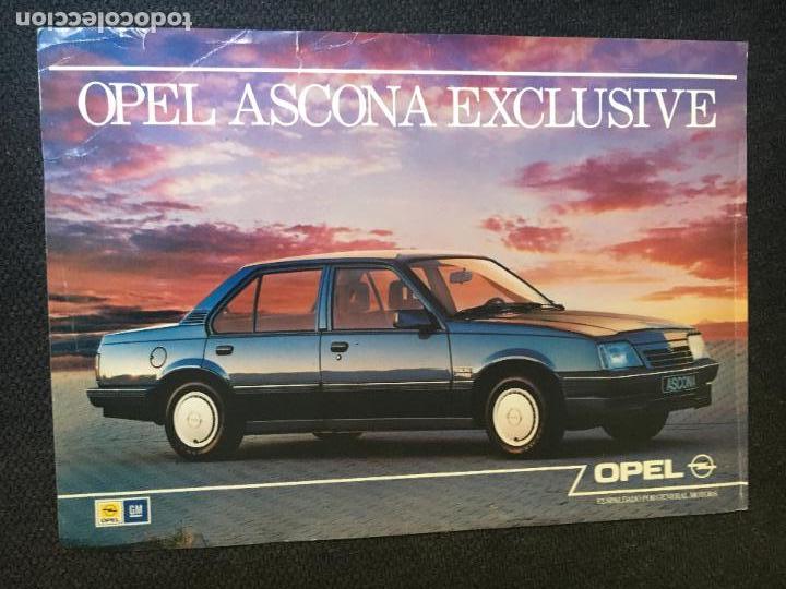 Automobili e Motociclette: Folleto catalogo publicidad original opel ascona exclusive
