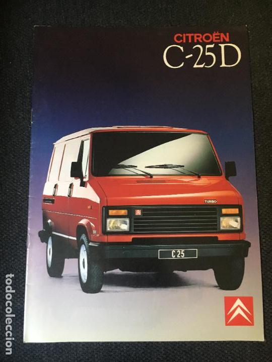 Coches y Motocicletas: Folleto catalogo publicidad original citroen c-25 d 1989 citro&euml;n