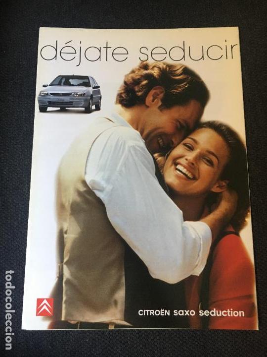Coches y Motocicletas: Folleto catalogo publicidad original citroen saxo seduction 1998 citro&euml;n
