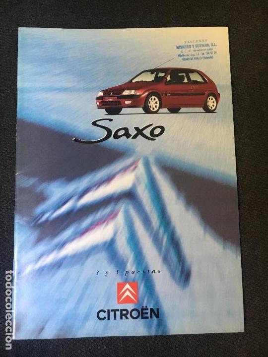 Coches y Motocicletas: Folleto catalogo publicidad original citroen saxo 1996 citro&euml;n