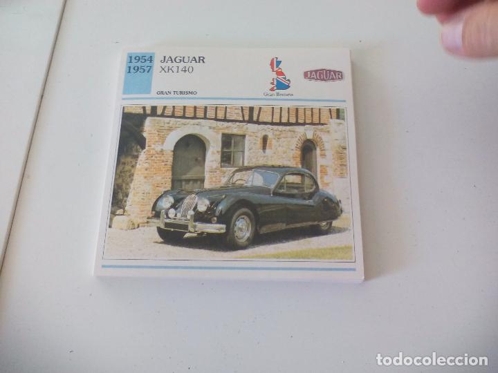 Coches y Motocicletas: Jaguar XK140 AUTOS DE COLECCION PLANETA-DE AGOSTINI. FICHA T&Eacute;CNICA COCHE clasico-antiguo