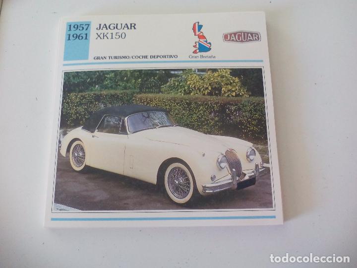 Coches y Motocicletas: Jaguar XK150 AUTOS DE COLECCION PLANETA-DE AGOSTINI. FICHA T&Eacute;CNICA COCHE clasico-antiguo
