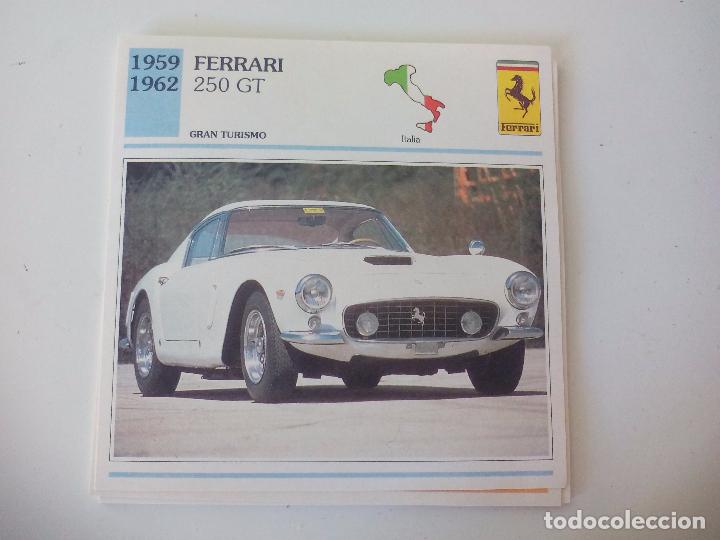 Coches y motocicletas: Ferrari 250 GT 1959-62 AUTOS DE COLECCION PLANETA-DE AGOSTINI. FICHA T&Eacute;CNICA COCHE clasico-antiguo