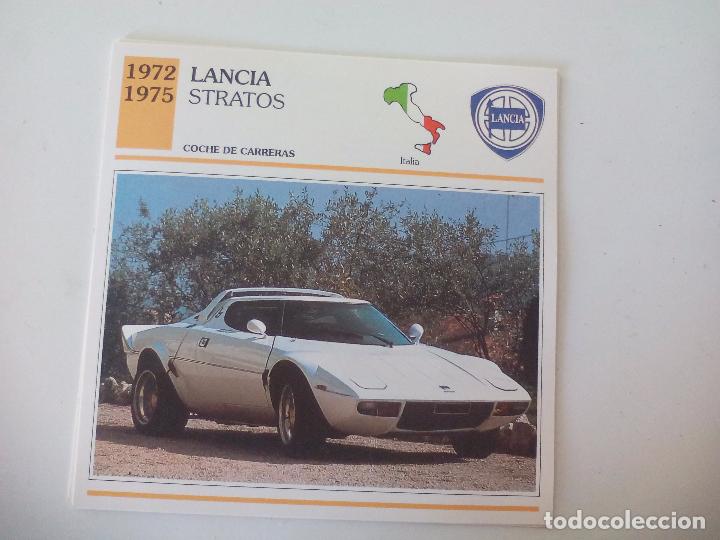 Coches y motocicletas: Lancia Stratos 1972-1975 AUTOS DE COLECCION PLANETA-DE AGOSTINI FICHA T&Eacute;CNICA COCHE clasico-antiguo