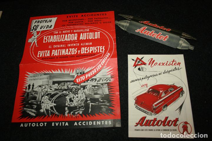 Coches y motocicletas: publicidad estabilizador Autolot. Concesionario M. Carramolino, Barcelona.evita accidentes