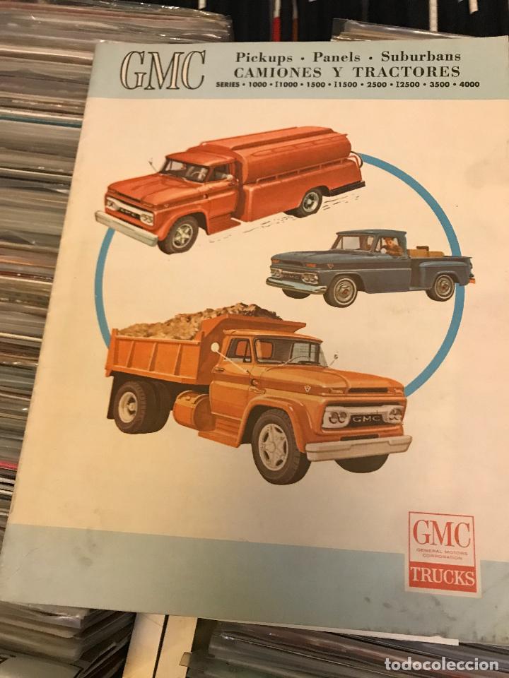 Coches y Motocicletas: GMC Camiones y tractores Pickups panels suburbans Libreto promocional para concesionario