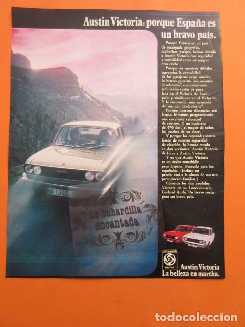 Coches y motocicletas: PUBLICIDAD 1973 - COLECCION COCHES - AUSTIN VICTORIA