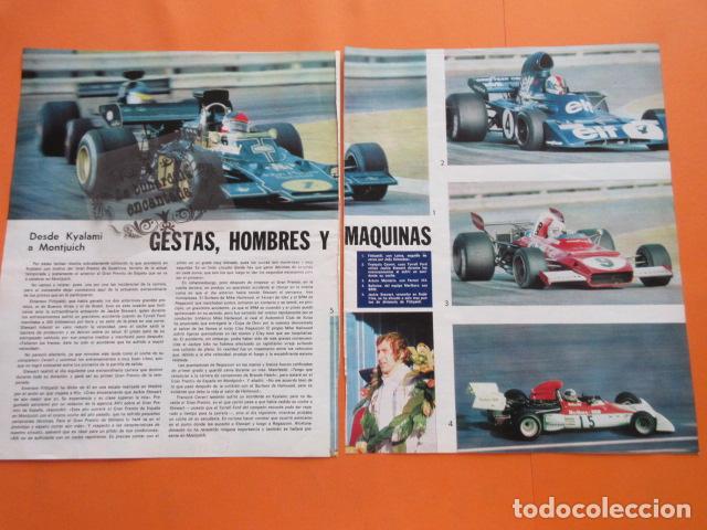 Automobili e Motociclette: ARTICULO 1973 - CIRCUITO MONTJUICH GRAN PREMIO DE ESPA&Ntilde;A FORMULA 1 - 5 PAGINAS