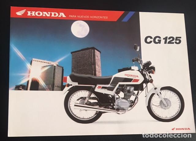 Coches y Motocicletas: catalogo folleto publicidad original honda cg 125 c g cg125