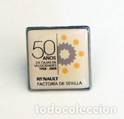 Autos und Motorr&auml;der: PIN - 50 A&Ntilde;OS DE CAJAS DE VELOCIDADES - 2008 - RENAULT - FACTOR&Iacute;A SEVILLA - MARCA DE COCHE