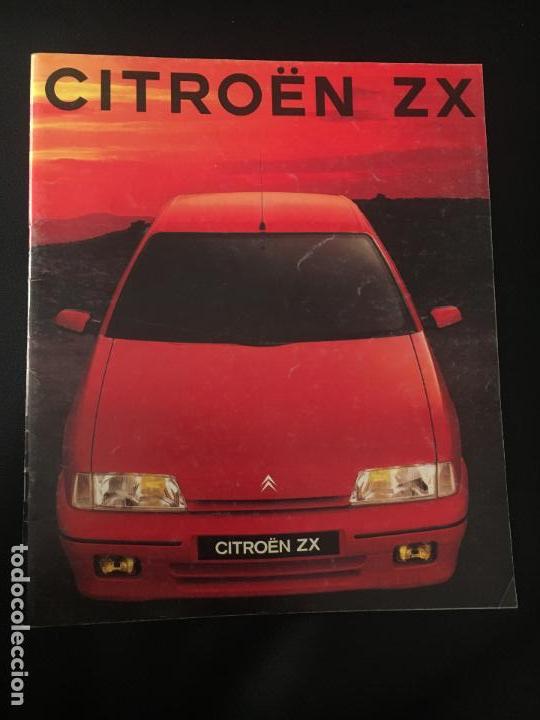 Coches y Motocicletas: Folleto catalogo publicidad original citroen zx de 1991