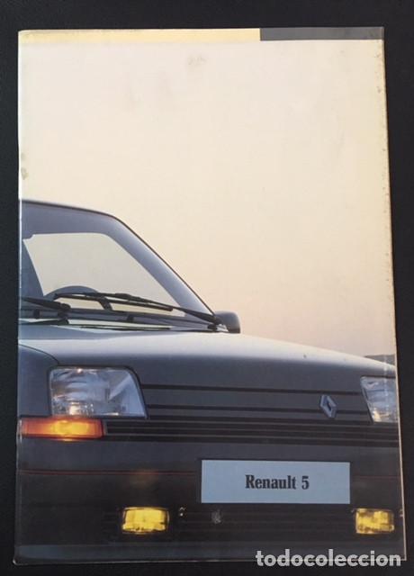 Carros e motociclos: catalogo folleto publicidad original renault 5 de 1989