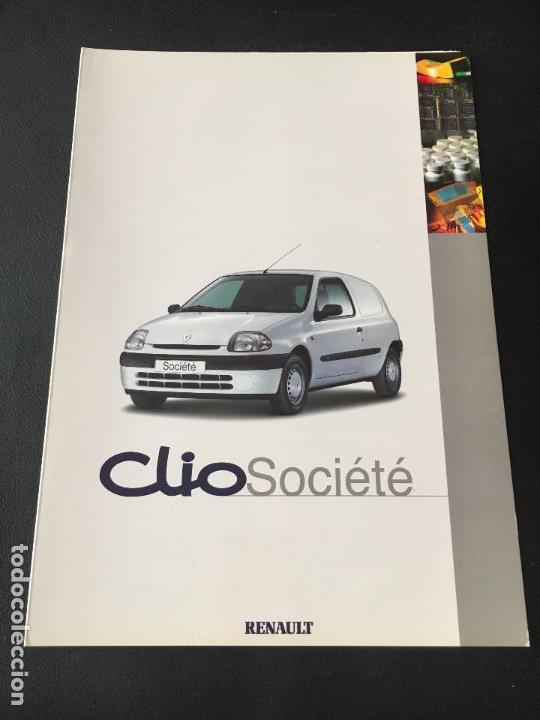 Carros e motociclos: Folleto catalogo publicidad original renault clio societe de 2000