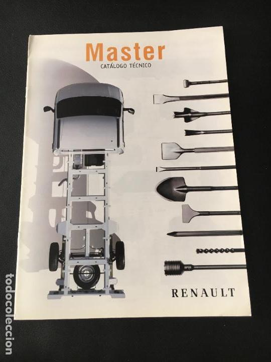 Carros e motociclos: Folleto catalogo publicidad original renault master catalogo tecnico de 1998