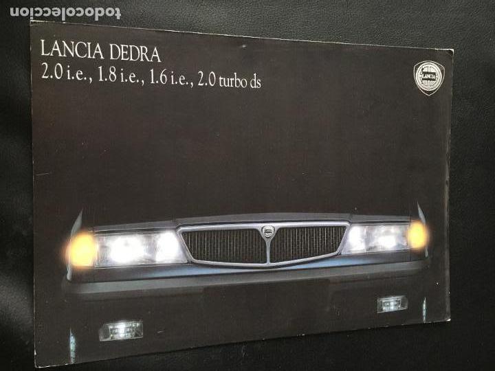 Coches y motocicletas: Folleto catalogo publicidad original lancia dedra