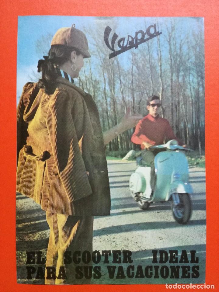 Coches y motocicletas: PUBLICIDAD VESPA HOJA DE REVISTA .13X18 CM
