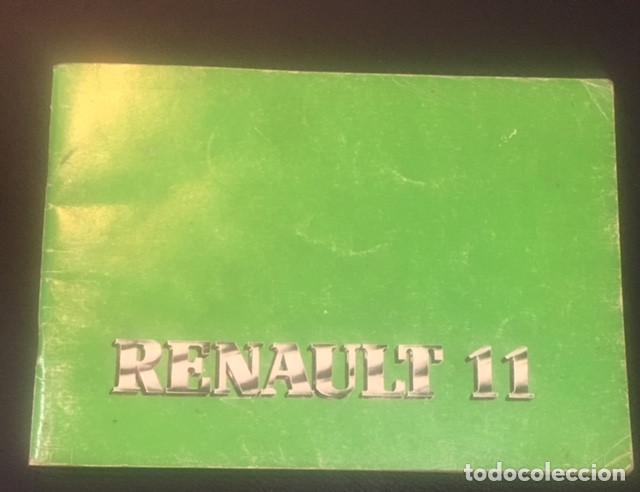 Carros e motociclos: manual de instrucciones del usuario del renault 11 de 1985