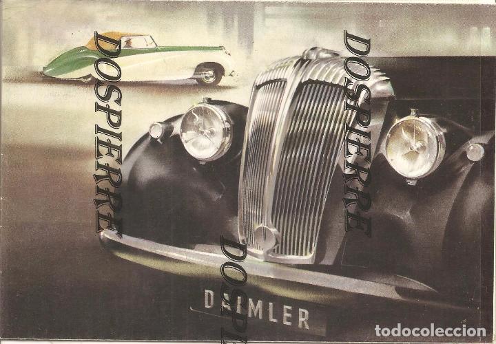 Carros e motociclos: FACS&Iacute;MIL-PUBLICIDAD, DAIMLER, DESPLEGABLE