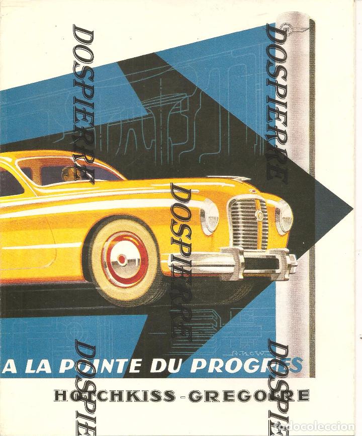 Carros e motociclos: FACS&Iacute;MIL-PUBLICIDAD, HOTCHKISS-GREGOIRE, DESPLEGABLE