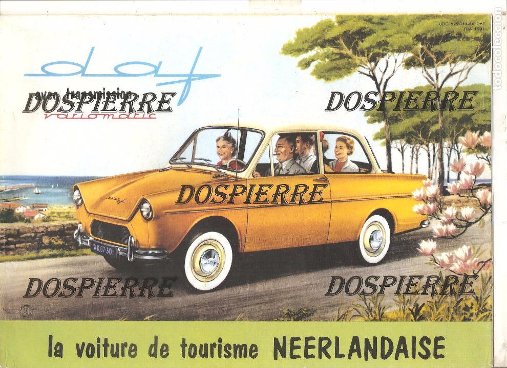 Carros e motociclos: FACS&Iacute;MIL-PUBLICIDAD, DAF-VARIOMATIC, DESPLEGABLE