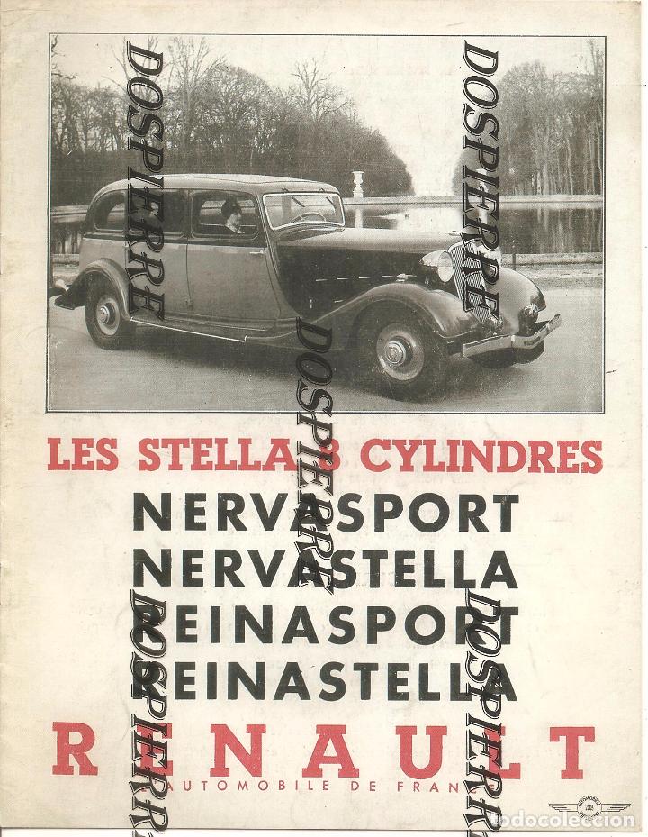 Carros e motociclos: FACS&Iacute;MIL-PUBLICIDAD, RENAULT-NERVASPORT Y REINASPORT , CUADERNILLO 8 PAG.