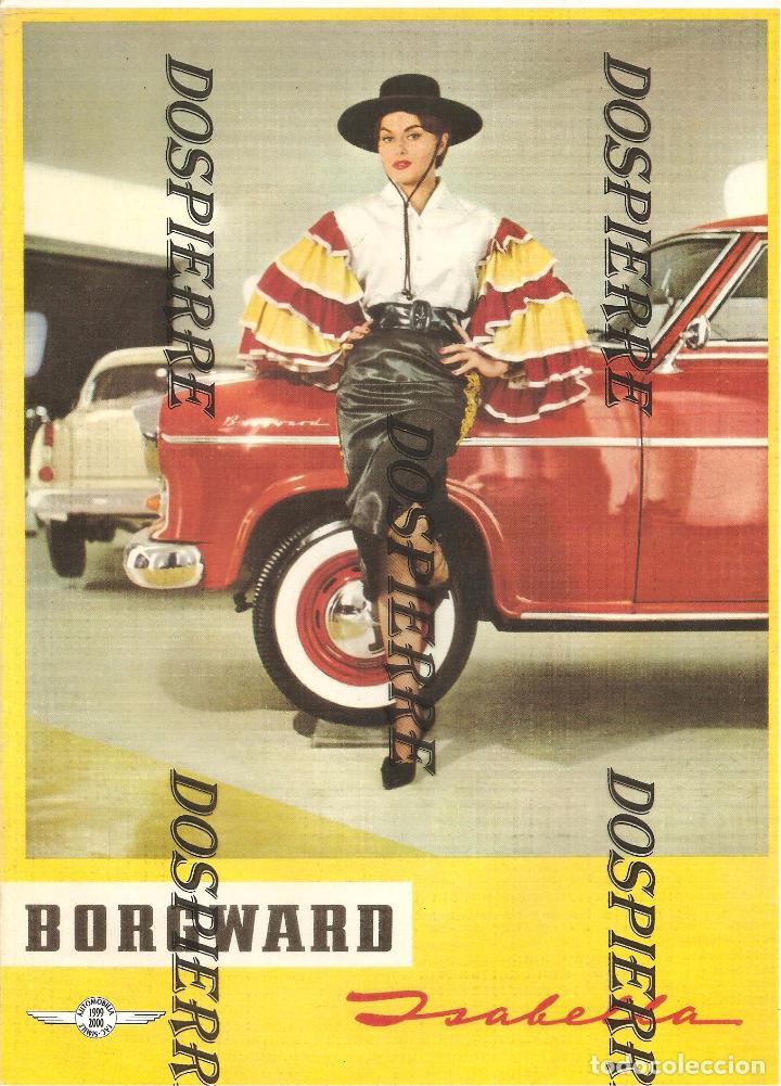 Carros e motociclos: FACS&Iacute;MIL-PUBLICIDAD, BORGWARD-ISABELLA , DESPLEGABLE
