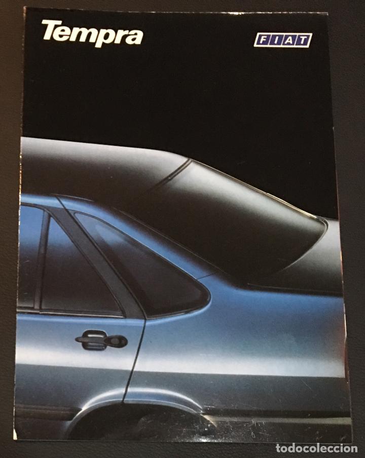 Coches y Motocicletas: Folleto catalogo publicidad original fiat tempra de 1990