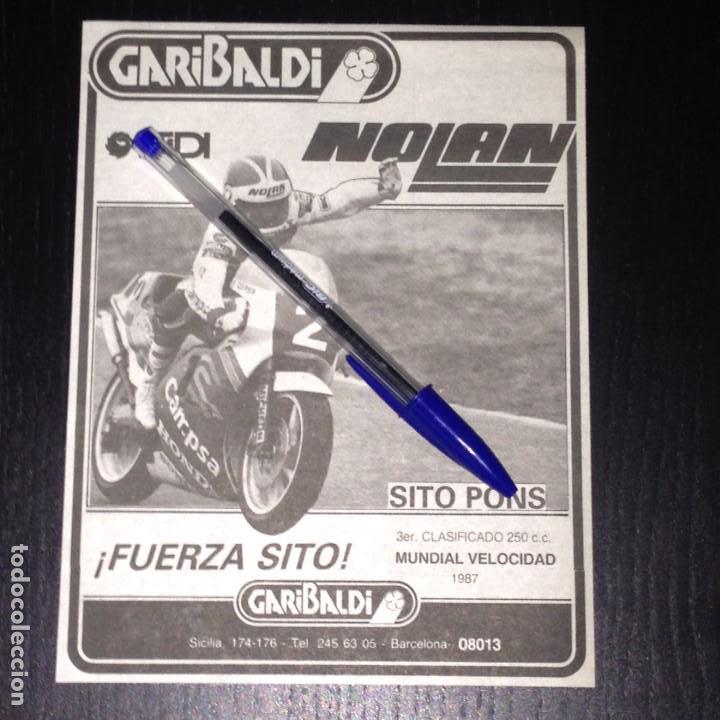 Coches y motocicletas: GARIBALDI SITO PONS MUNDIAL HONDA CAMPSA - RECORTE PRENSA REVISTA ANUNCIO PUBLICIDAD