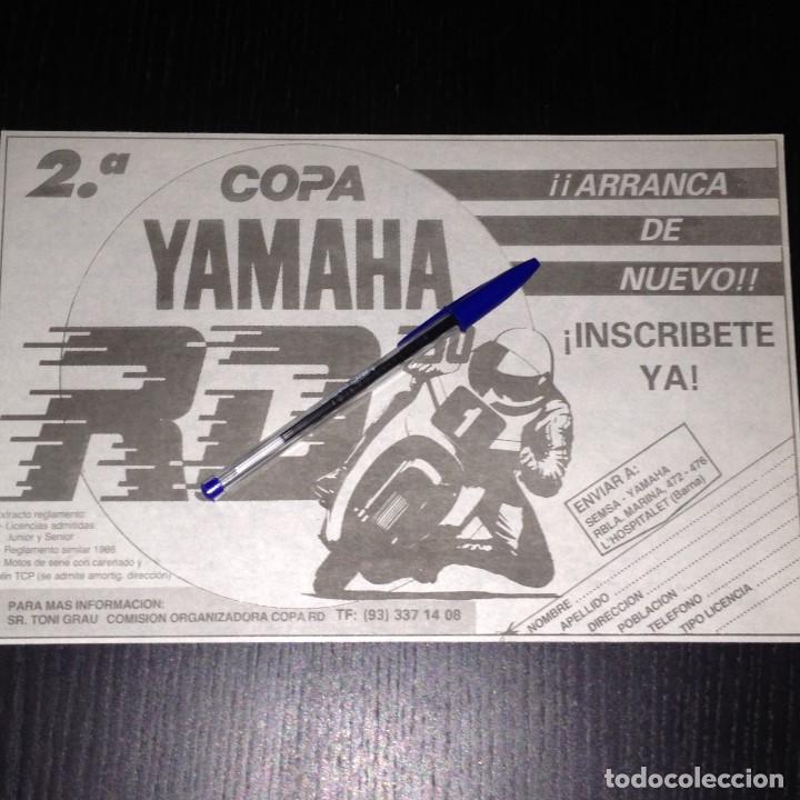 Coches y motocicletas: 2&ordf; COPA YAMAHA RD 350 - RECORTE PRENSA REVISTA ANUNCIO PUBLICIDAD