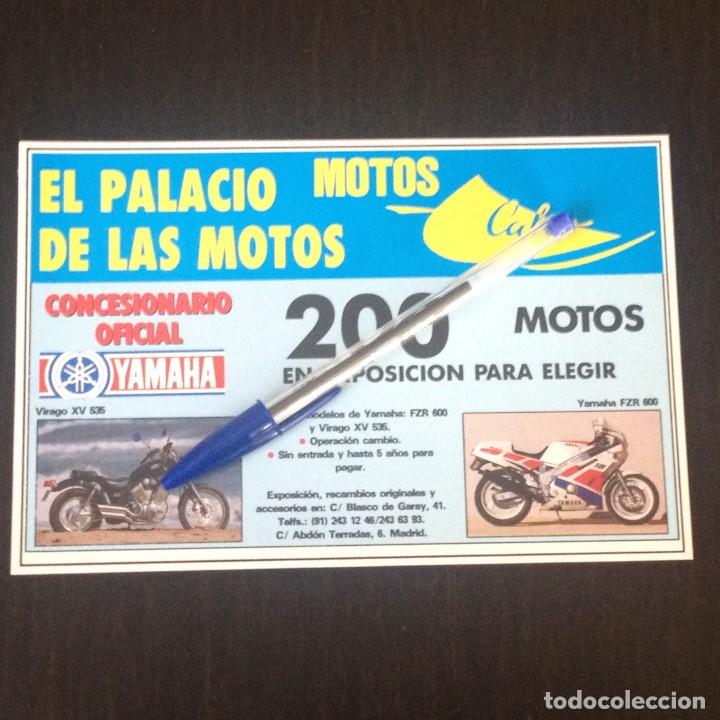 Coches y motocicletas: MOTOS CALVO MADRID YAMAHA XV 535 FZR 600 CONCESIONARIO - RECORTE PRENSA REVISTA ANUNCIO PUBLICIDAD