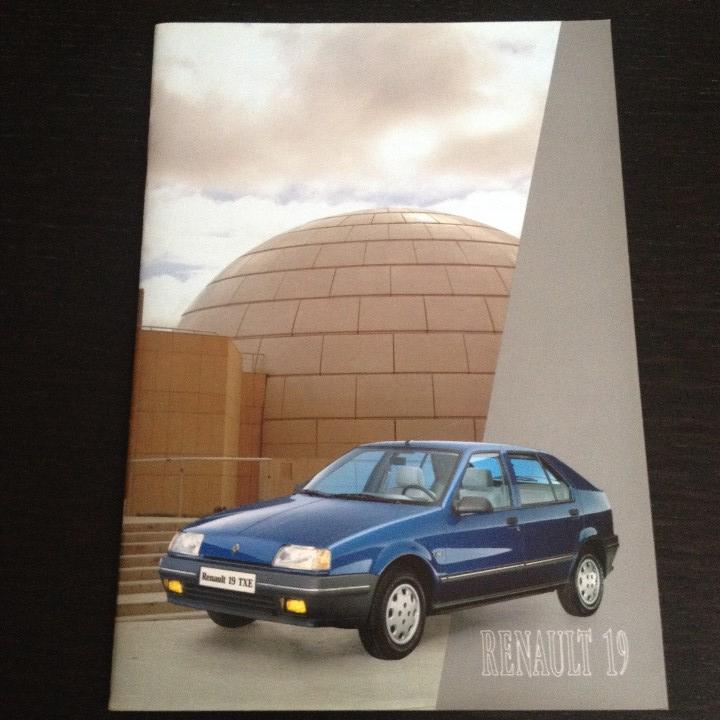 Autos und Motorr&auml;der: RENAULT 19 GTS GTX TSE TXE - CATALOGO FOLLETO PUBLICIDAD ORIGINAL - FASA ESPA&Ntilde;A 1988