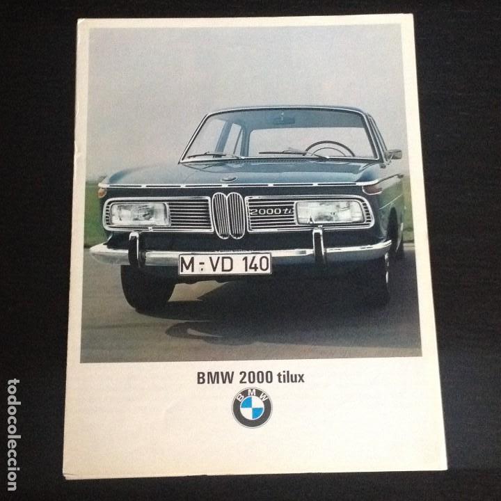 Coches y Motocicletas: BMW 2000 TILUX - CATALOGO ORIGINAL EN ALEMAN 1967