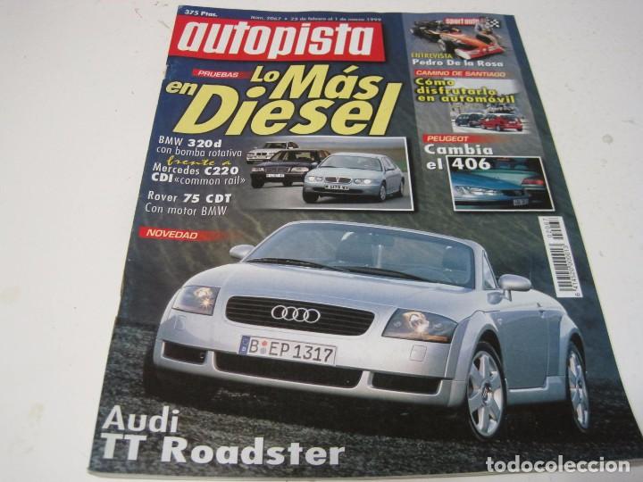 Coches y motocicletas: AUTOPISTA 1999: CATERHAM SUPER SEVEN; BMW 320D; MERCEDES C220; ROVER 75 2.0 CDT; ETC...