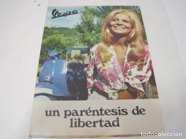 Coches y motocicletas: VESPA: anuncio publicidad 1969