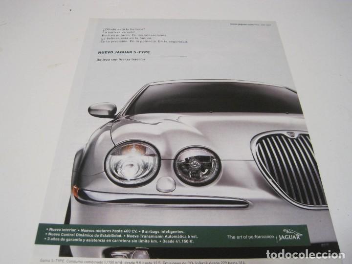 Coches y Motocicletas: JAGUAR S-TYPE: anuncio publicidad 2003