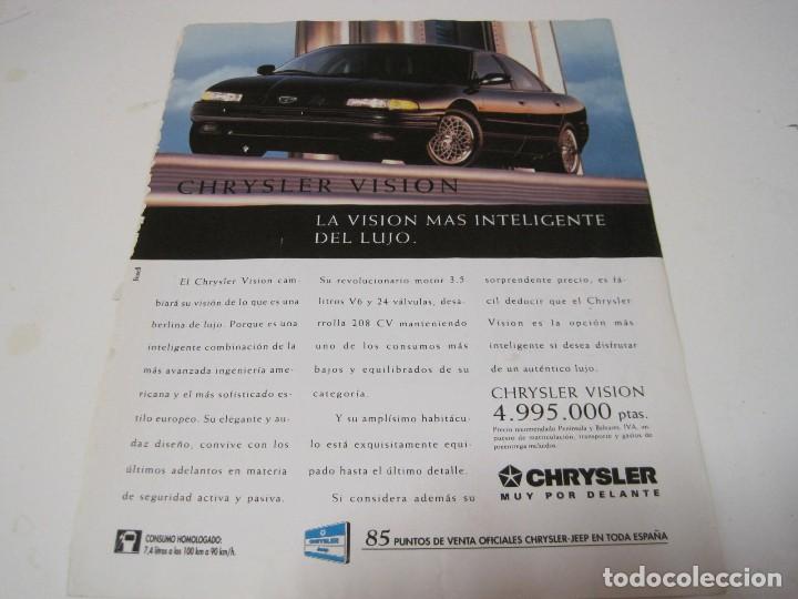 Coches y Motocicletas: CHRYSLER VISION: anuncio publicidad 1996
