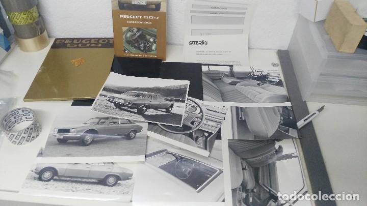 Coches y Motocicletas: PRESENTACION DE PRENSA DEL COCHE  PEUGEOT 504 UNICO RARISIMO