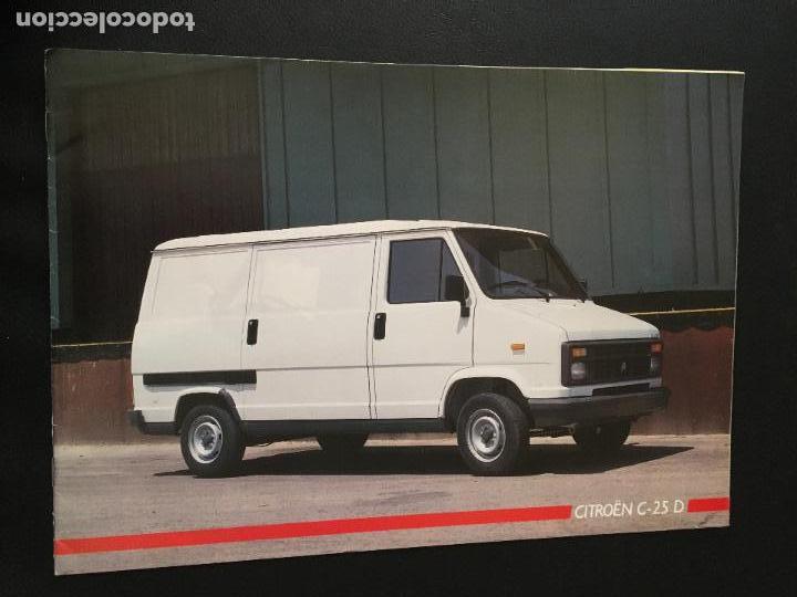 Coches y Motocicletas: Folleto catalogo publicidad original citroen c25 d 1987 citro&euml;n